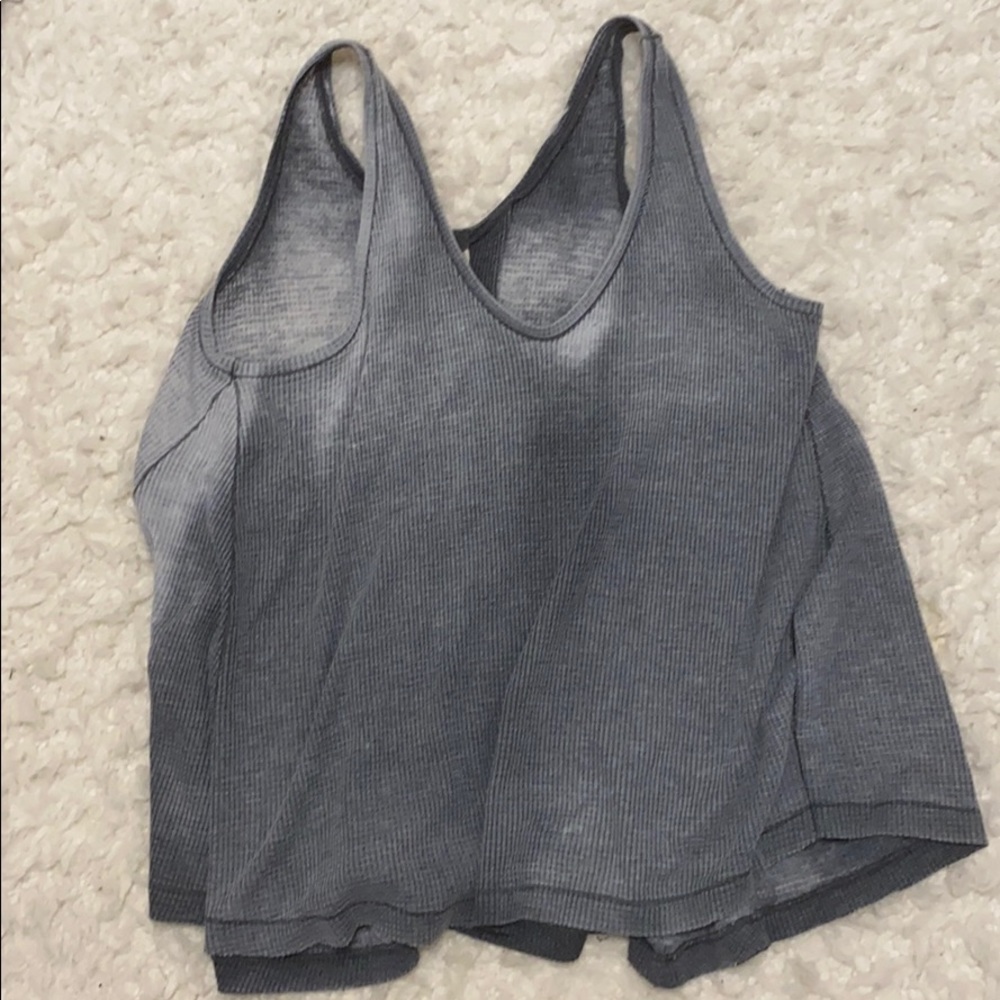 Distressed tank top